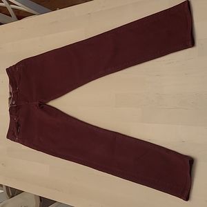 EUC Paige Skyline Wine Colored Jeans